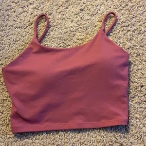 Built in bra tank top